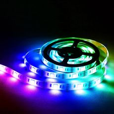 RGB全彩多模式調光LED高亮度黏貼式防水軟燈條200CM