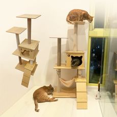 木紋系列 吊床貓屋 貓跳台