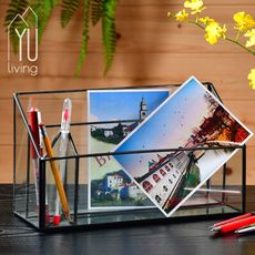 【YU Living】北歐風 微景觀玻璃信架 花架