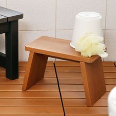 [太順商行] 日式仿木浴湯椅(高度210mm)/ 洗澡板凳 /溫泉椅/桑拿椅