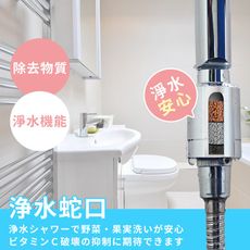 【水塔見底，都是髒水！】奈米淨化活水沐浴過濾器