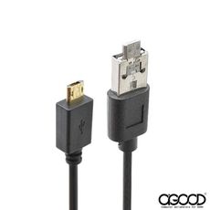 【A-GOOD】Micro to Micro 雙面插鋁合金充電傳輸線-1m