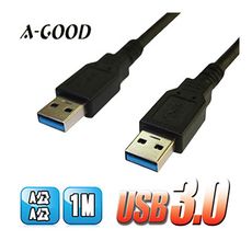 【A-GOOD】USB3.0 A公A公 高速傳輸線 USB延長線-1M