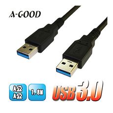 【A-GOOD】USB3.0 A公A公 高速傳輸線 USB延長線-1.8Ｍ