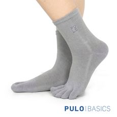 【PULO】穿立淨除臭純色短筒五趾襪
