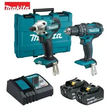 MAKITA牧田 18V有刷雙機組 DLX2337(DTD156+DHP482)