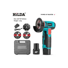 【HILDA】希爾達 12V 雙電 3吋角磨機砂輪機