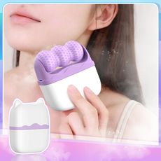 【QIDINA】療癒實用冰敷小巧臉部提拉按摩棒-J / 刮痧棒 刮痧板 按摩器 臉部按摩 臉部拉提器