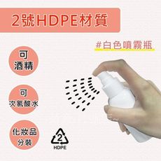 <11號店>hdpe噴霧瓶 可裝酒精消毒水分裝瓶 2號噴霧瓶 - 100ml