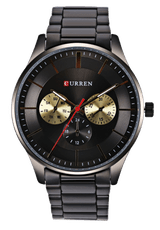 CURREN 經典簡約時尚休閒紳士錶