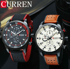 CURREN 極速時尚個性休閒錶