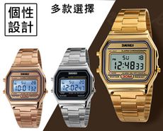 時刻美復古方形電子錶