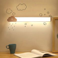 創意宿舍神器燈管led充電護眼學生學習專用臺燈寢室ed酷斃燈檯燈