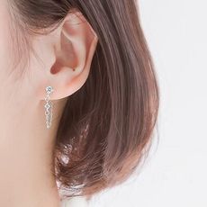 [免運] 【KELRA】綻放．閃爍垂墜款耳環