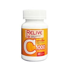 【Relive】高單位維生素C1000口嚼錠 (30錠/瓶)