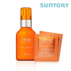 【SUNTORY 三得利】vitoas蜜得絲 多效極妍鎖濕菁華120ml+1ml*60包