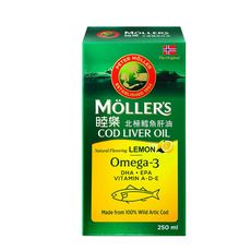 侯麗芳推薦【Mollers 睦樂】北極鱈魚肝油 檸檬風味250ml