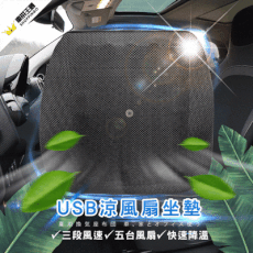 YARK USB涼夏風扇坐墊 (椅墊 餐椅墊 辦公室坐墊 居家坐墊 汽車坐墊 車用坐墊)