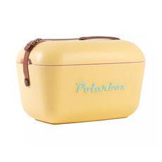 西班牙 Polarbox 20L復古經典網美愛用多功能攜帶式露營野餐保冰盒-馬德里起司黃