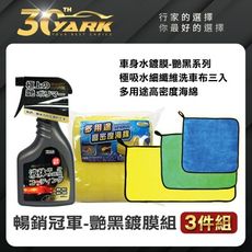 暢銷冠軍艷黑專業鍍膜組-3入｜車身保護｜抗污防塵｜多功能洗車海綿｜水鍍膜｜水封體｜鍍膜工具組