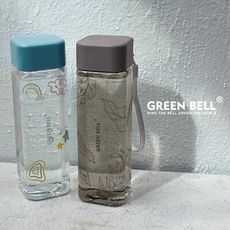 GREEN BELL綠貝 Triran童趣／花森四方形水壺600ml