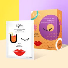 【Ujelly優綺麗】亮白保濕 啵亮瞬感美白面膜-5入