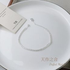 【天作之合】銀手鍊 滿天星 好運手鍊 (s925純銀 抗過敏)