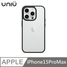 UNIU DAPPER⁺ 霧凝透光殼 - 太空黑  適用iPhone 15 Pro Max