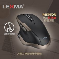 LEXMA MS950R 無線紅外線靜音滑鼠