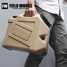 【FIELD WORKS】軍風儲水桶 10L 兩色 (悠遊戶外)