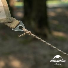 【Naturehike 挪客】天幕棉制風繩20M 棕色/灰綠色(悠遊戶外)