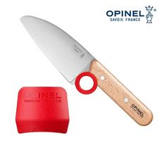 【OPINEL】le petit Chef 不銹鋼主廚刀-櫸木刀柄 附手指保護套 (悠遊戶外)