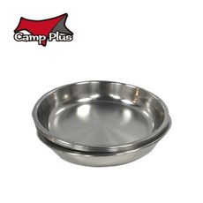 (買四送袋)【Camp Plus】 304不鏽鋼深菜盤_22CM (悠遊戶外)