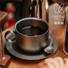 【Keith 鎧斯】純鈦杯咖啡杯組150ml Ti3601  (悠遊戶外)