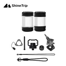 【ShineTrip/山趣】05系列拾光旋轉19燈-透明/逐暮黑(悠遊戶外)