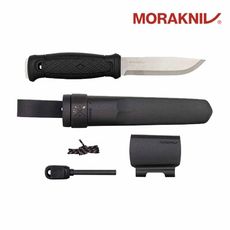 【MORAKNIV】全龍骨厚刃不鏽鋼直刀&求生配件 黑 (悠遊戶外)