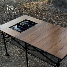 【JG Outdoor】TX1 實木折疊X桌 兩色 (悠遊戶外)