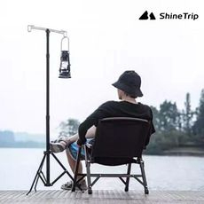 【ShineTrip山趣】戶外馬燈架套裝 黑/銀 (悠遊戶外)