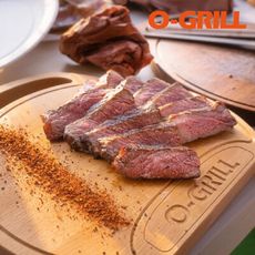【O-Grill】烤爐造型高級柚木砧板(悠遊戶外)