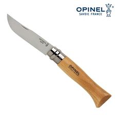 【OPINEL】N°8不鏽鋼刀-櫸木刀柄 123080 (悠遊戶外)