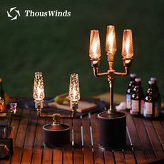 【Thous Winds】鋁款三頭燈架 TW2058 (悠遊戶外)