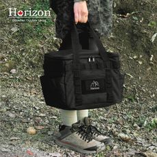 【Horizon 天際線】黑化戰術野營收納袋 20L HZ-CP002-DY/BK(悠遊戶外)