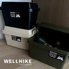 【WELLHIKE】迷你小號耐壓收納箱1.1L 三色 (悠遊戶外)