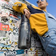 【LifeStraw】Go 提蓋二段式過濾生命淨水瓶 1L 多色 (悠遊戶外)