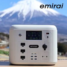 【日本e+MIRAI】次世代行動電站1500W  沙漠白(悠遊戶外)