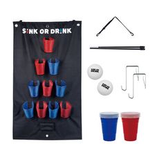 【瑞典WABOBA】Sink or Drink 紅藍杯派對組 592C01 戶外陸上玩具 露營玩具