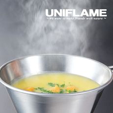 【UNIFLAME】U667750 日本 燕三條不鏽鋼提耳碗420ml 燕三條製 不銹鋼 提耳碗