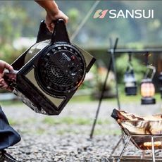 【SANSUI 山水】疾風擺頭渦輪扇 SZF-88G/66D(悠遊戶外)
