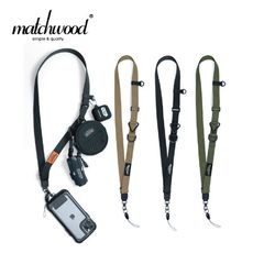 【MATCHWOOD】Phone Strap 多功能手機斜揹帶 四色 (悠遊戶外)