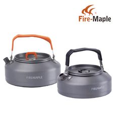 【FIRE MAPLE 火楓】 盛宴T3茶壺 黑/橘 0.8L FEAST-T3B/O (悠遊戶外)